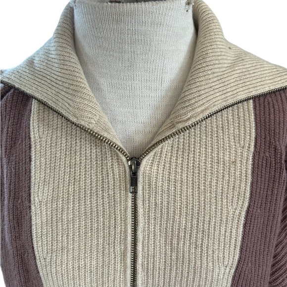 Madewell Glenbrook Half-Zip
Colorblock Pullover Sweater, - Picture 3 of 4